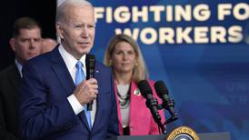 Biden will meet Wednesday with top union leaders as he seeks to reassure worried Democrats