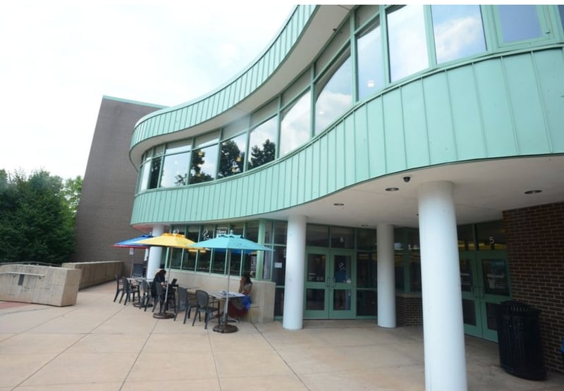 A project to repair and refurbish the Wheaton Public Library's west plaza has received a funding boost. (Daily Herald file photo)