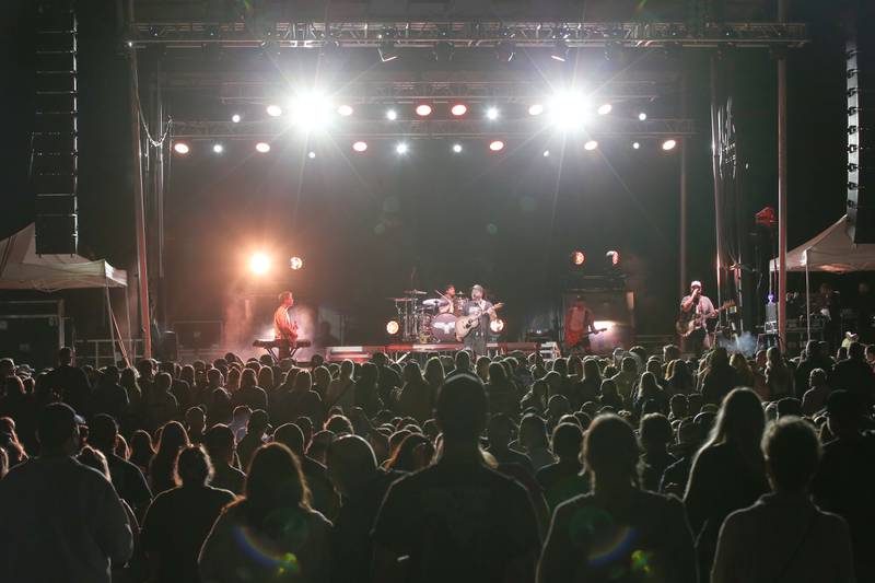 Mitchell Tenpenny performs during the 169th Bureau County Fair on Thursday, Aug. 22, 2024 in Princeton.