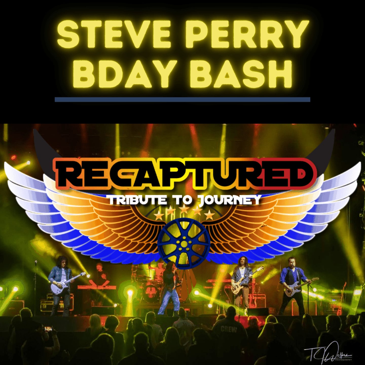 Celebrate the birthday of the original voice of Journey, Steve Perry, with Recaptured: A Tribute to Journey at the Arcada Theatre on Friday, Jan. 19, 2024.