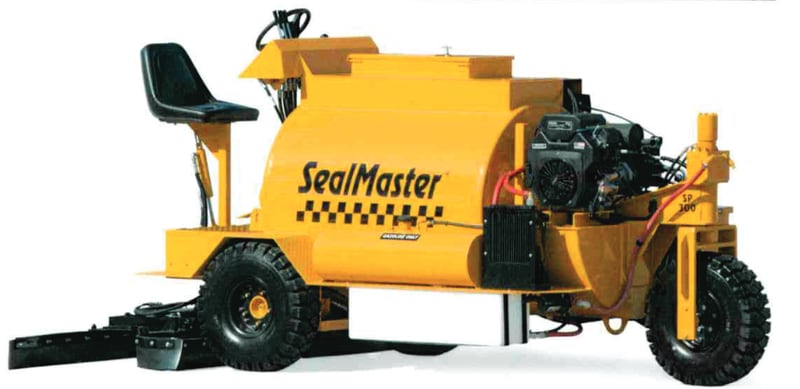 The Yorkville City Council has approved the purchase of this seal coat machine to maintain city trails and parking areas. (Image courtesy city of Yorkville)