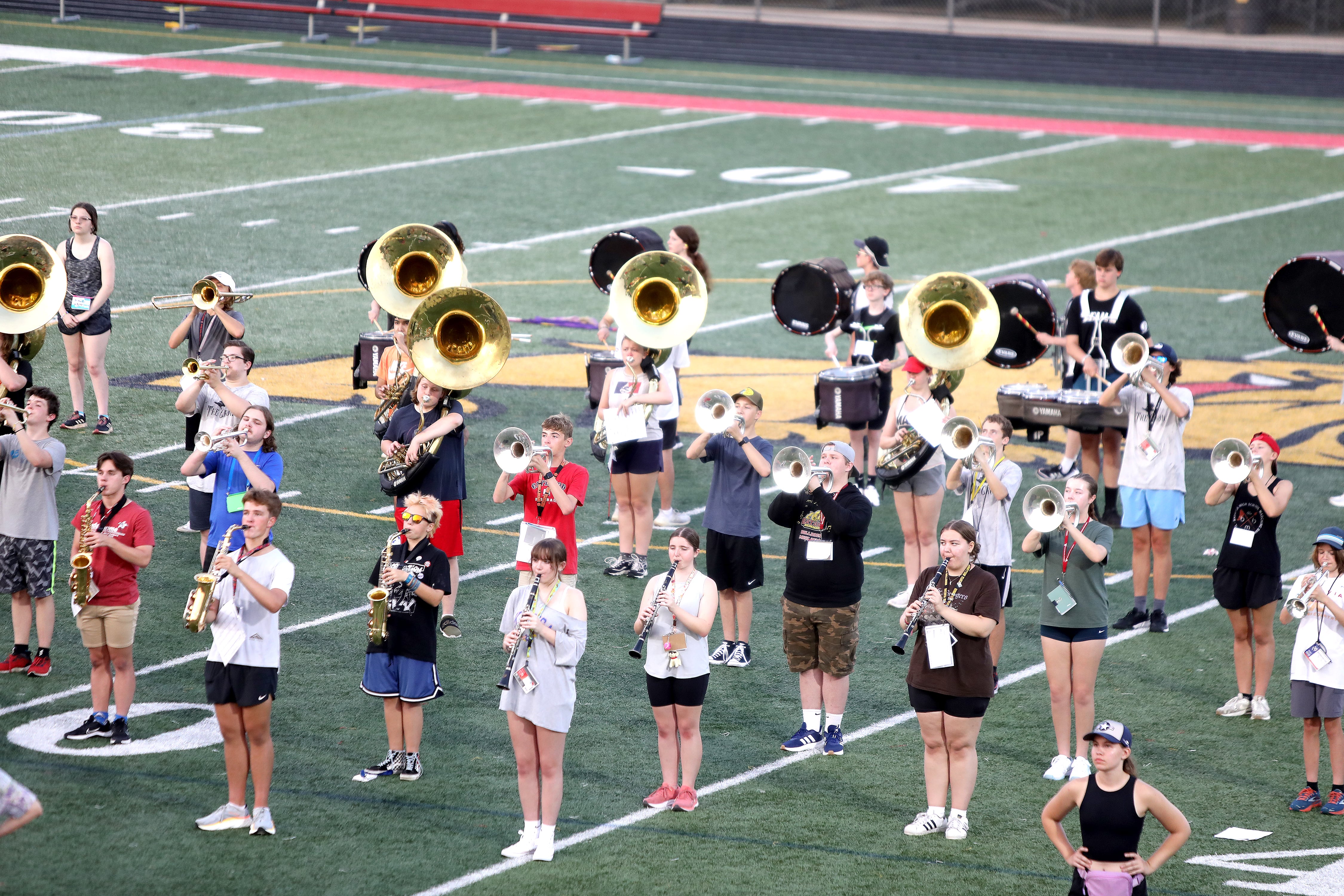 Photos: The Batavia High School Marching Band prepares for the 2024-25 school year