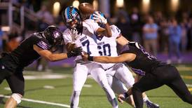 Caden Chiarelli rushes for 4 TDs, Downers Grove North ‘D’ dominant in shutout of Downers Grove South