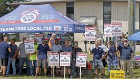 JA Frate drivers, dock workers strike against Crystal Lake company over new contract