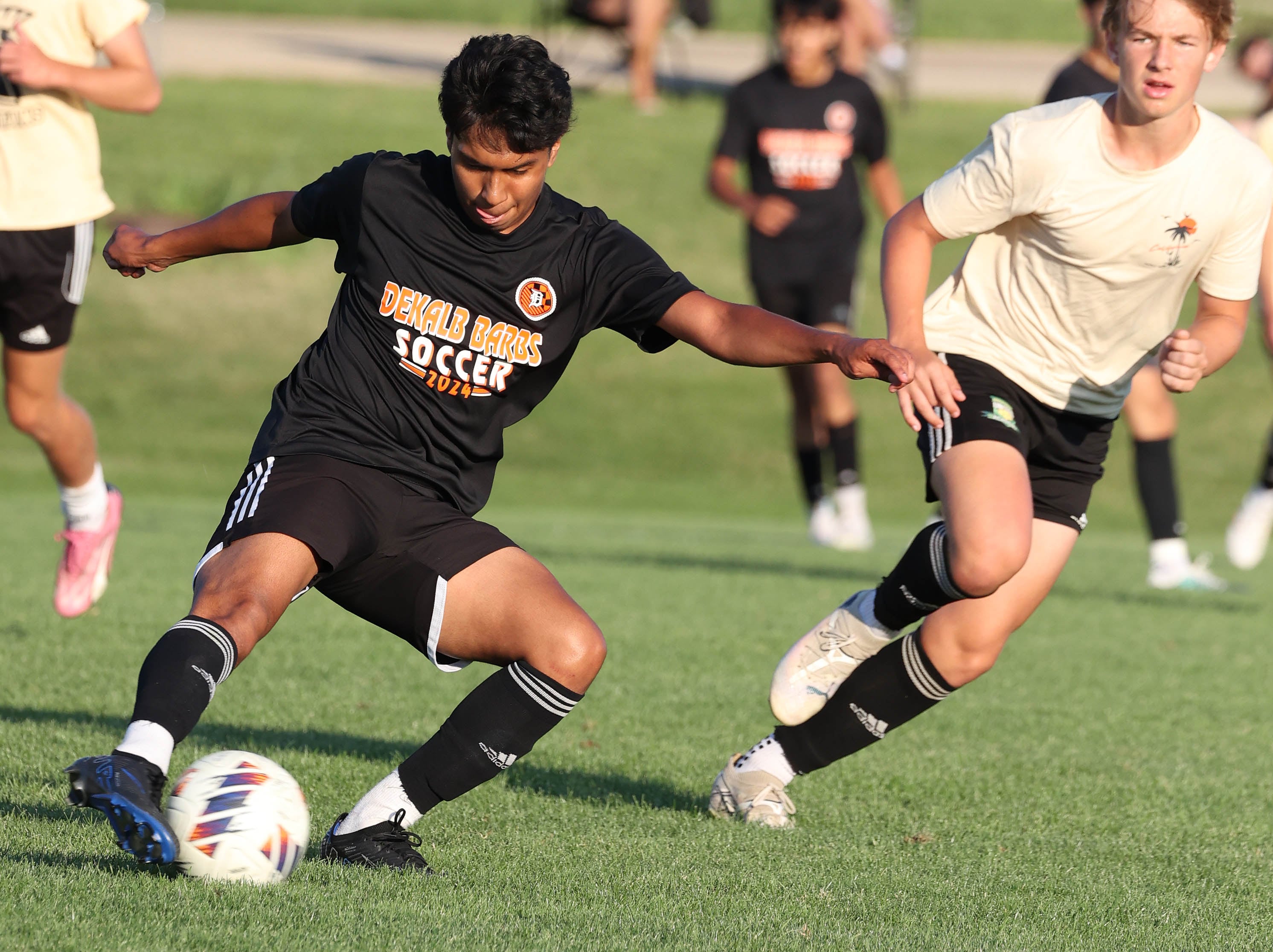 Photos: DeKalb, Sycamore boys soccer hold summer scrimmage