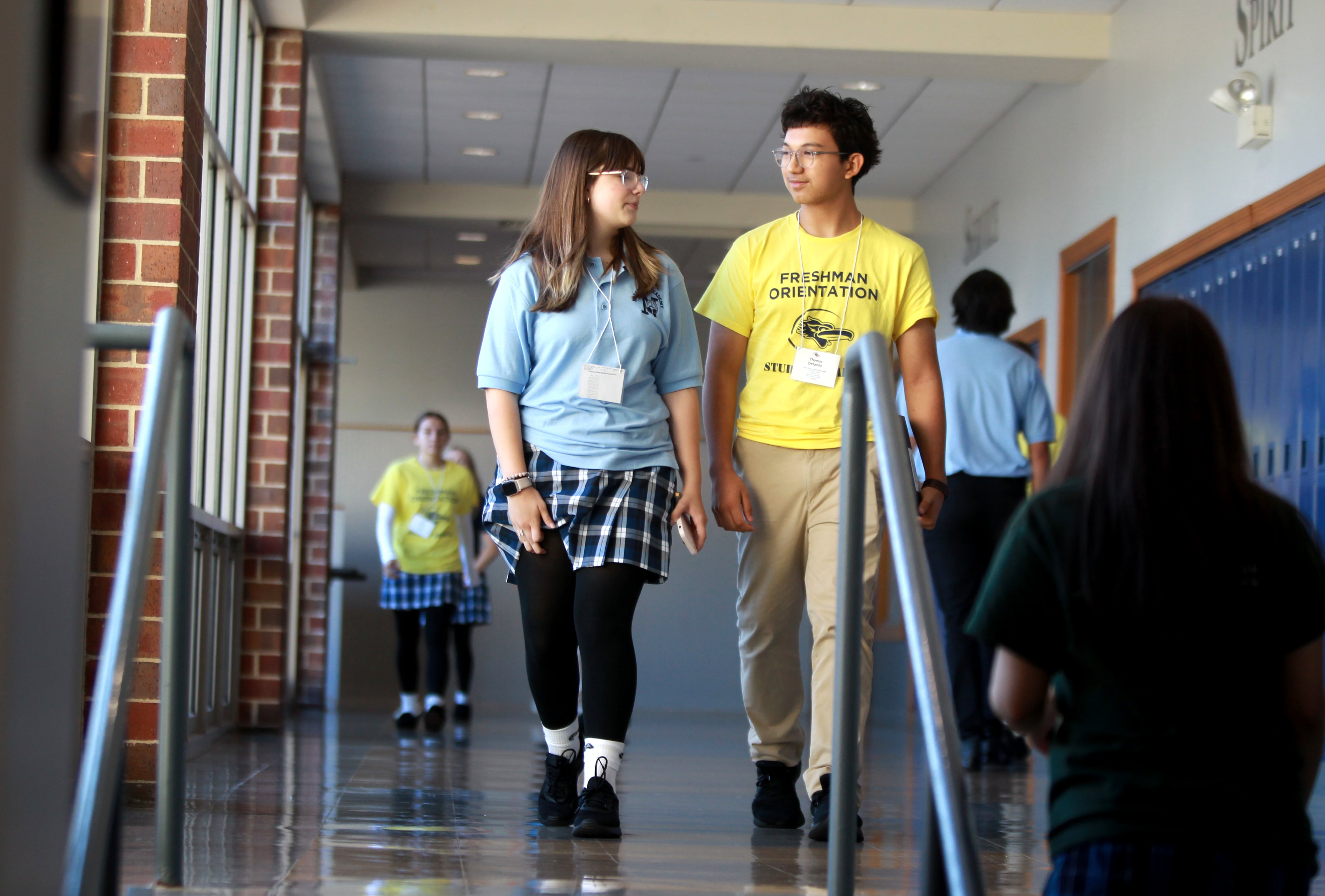 Photos: Orientation for Nazareth Academy's Class of 2028 in La Grange Park