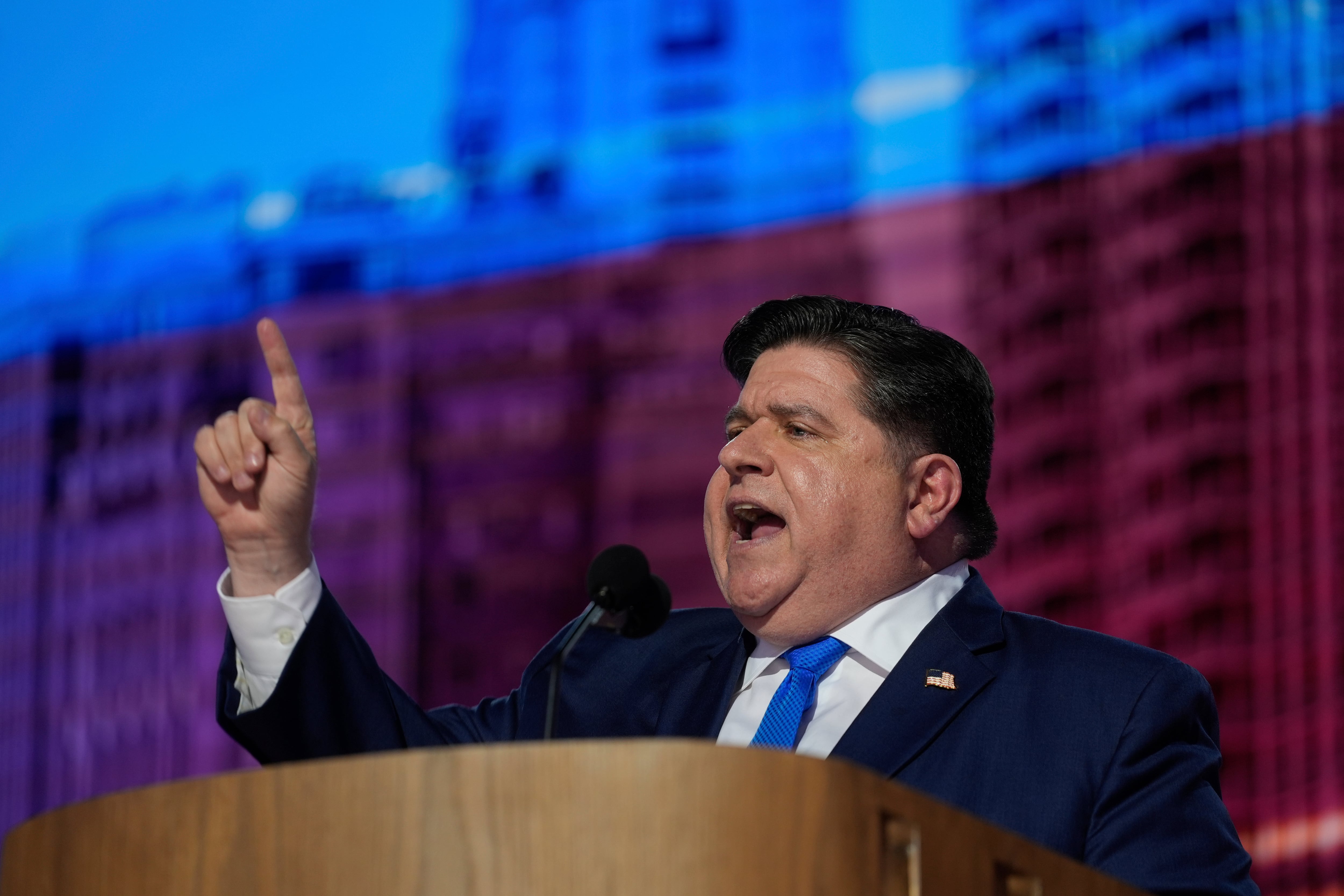 In primetime DNC speech, Pritzker leans into role of benevolent billionaire