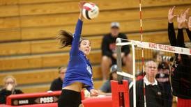 Photos: Benet defeats St. Charles North in girls volleyball