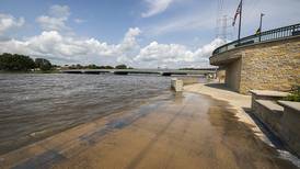 Photos: Water levels on Rock River rise as rain falls