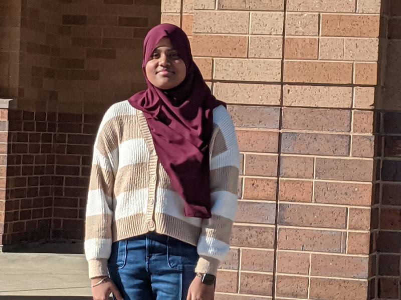 Oswego East High School sophomore Shirin Shaik Abdullah wants to help her fellow students to feel a sense of belonging. She will participate in the AMPLIFY “Walk A Mile In Our Shoes” event that will take place from 5 to 8:30 p.m. March 21 at Oswego East High School.