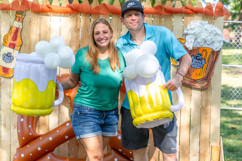 Will and Julie Jones of Berwyn at the Berywn Brewfest. Sept 14, 2024 in Berwyn.