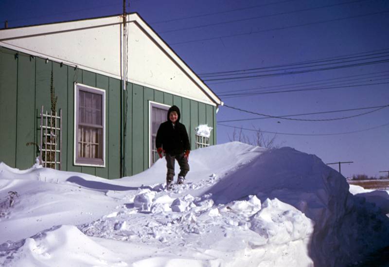 1967 snowstorm, east side of Geneva.