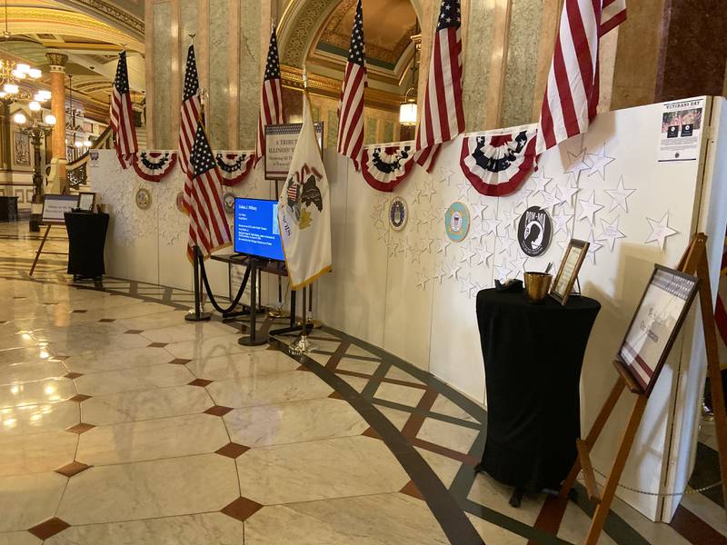 The Senate Republican Caucus has been hosting "Wall of Honor" at the Illinois State Capitol in Springfield as an annual Veterans Day tribute since 2017, according to a news release.