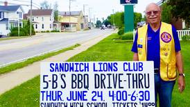 Sandwich Lions Club to host 5-B’s Drive-Thru Bar-B-Que