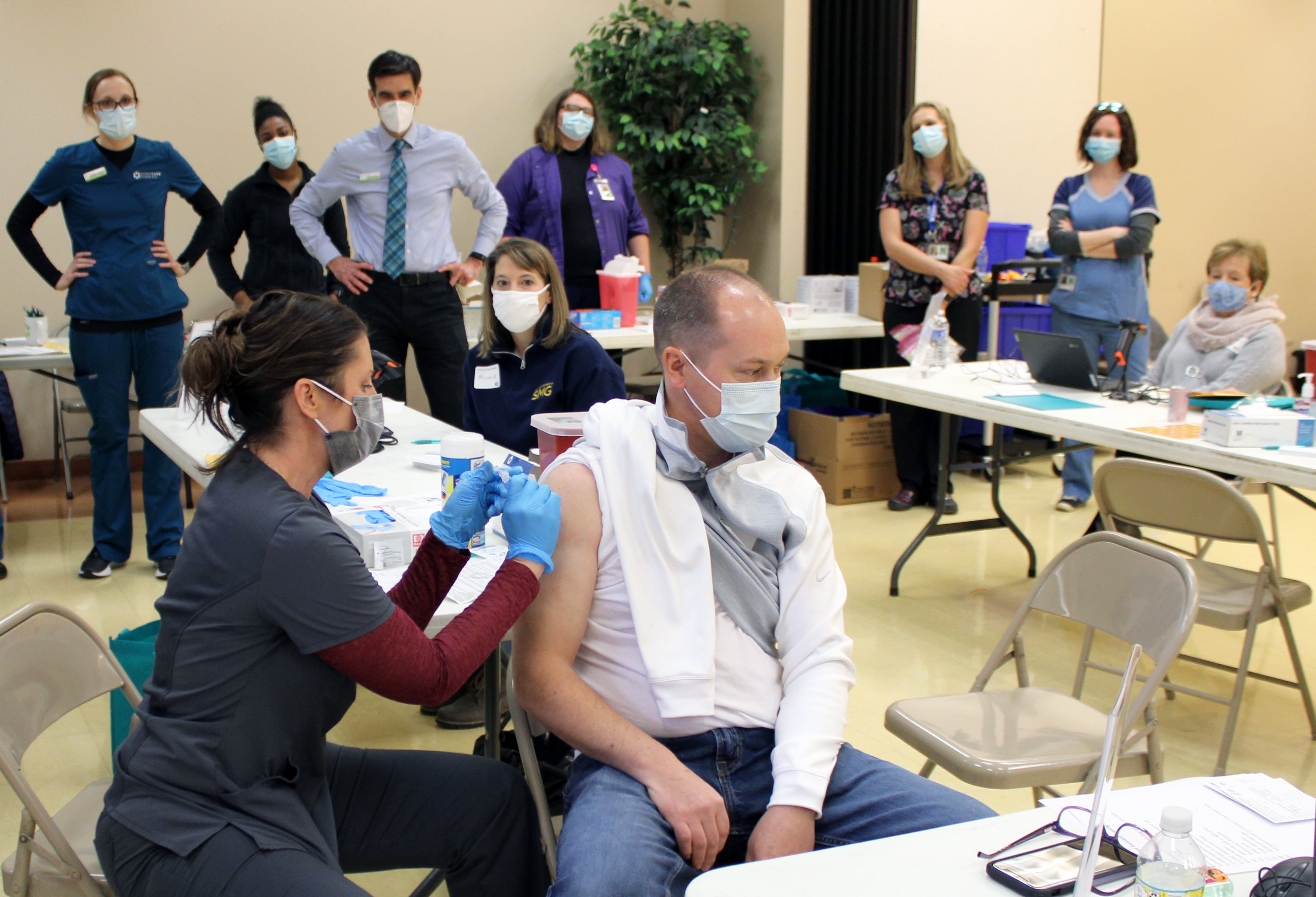 Diocese of Joliet held vaccination clinic