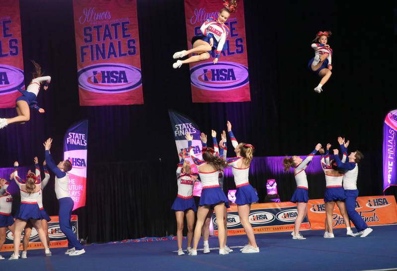 Photos IHSA State Cheerleading Competition finals Shaw Local