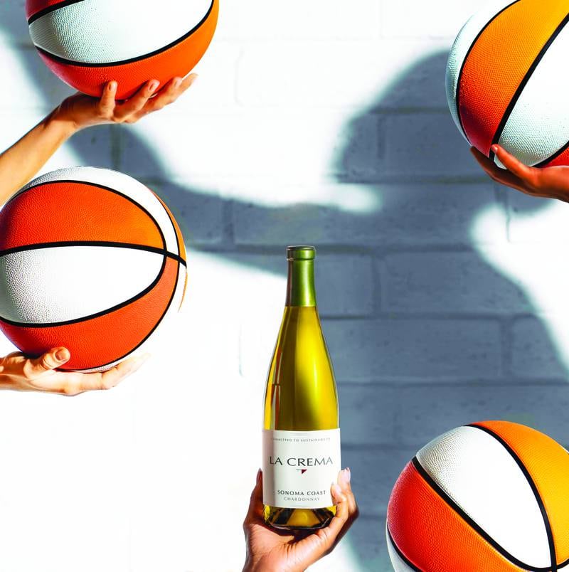 La Crema Winery partners with WNBA.
