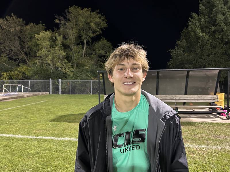 Crystal Lake South's Nolan Getzinger scored early to lead the Gators to a 2-0 win over Jacobs on Tuesday in Algonquin.