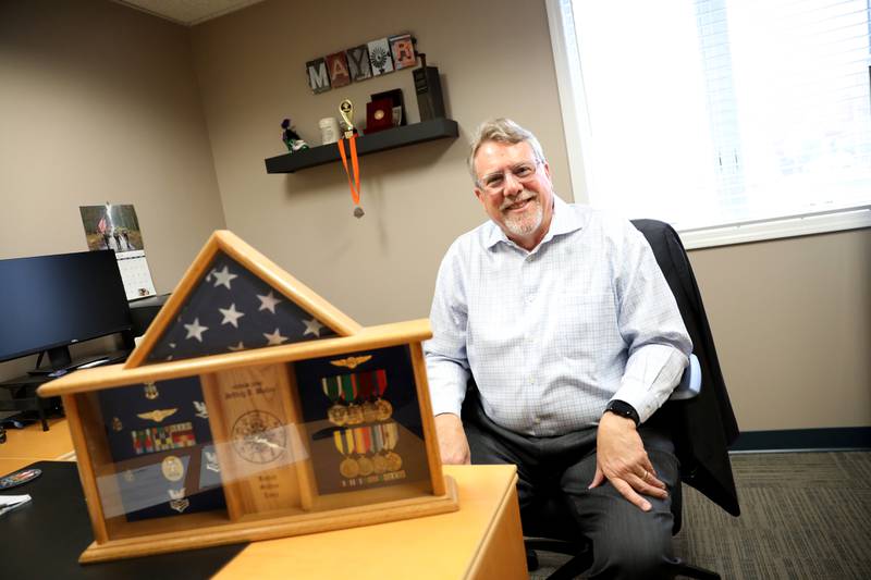 Elburn Village President Jeff Walter says serving in the U.S. Navy helped him learn about leadership.
