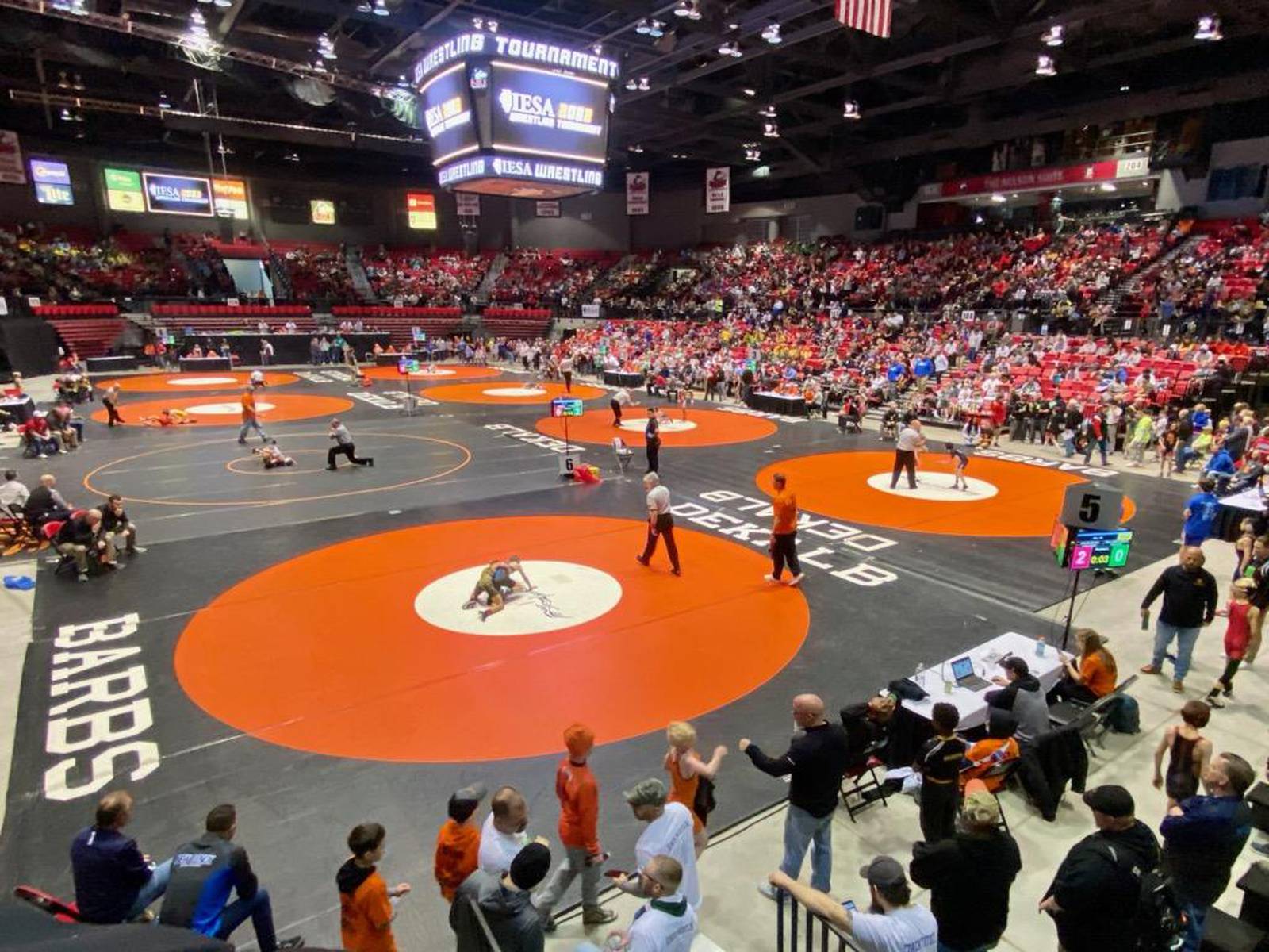 NIU’s Convocation Center to host IESA state wrestling Shaw Local