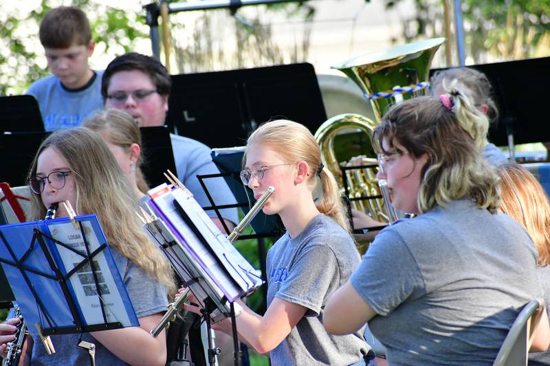 The Princeton Area Summer Band presented a free public concert on Sunday, July 17 in Soldiers and Sailors Park.