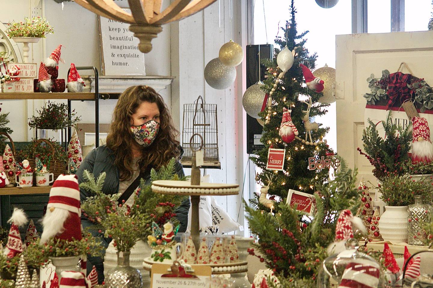 Shoppers visited local shops like Hudson Design House in downtown Oswego Saturday, Nov. 27, in support of Small Business Saturday.