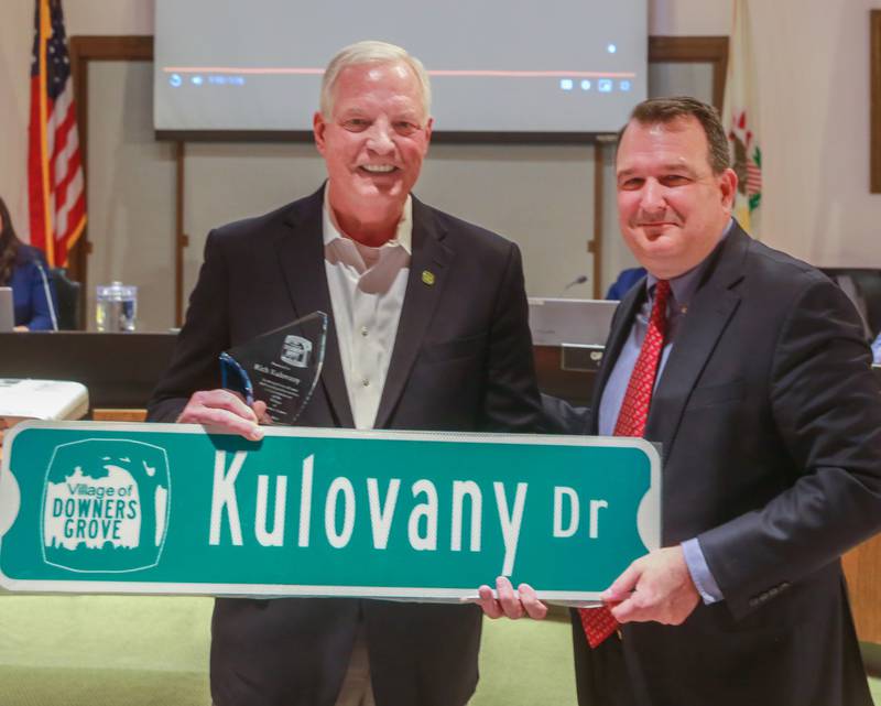 Downers Grove Village Council bids farewell to Kulovany, Walus Shaw Local