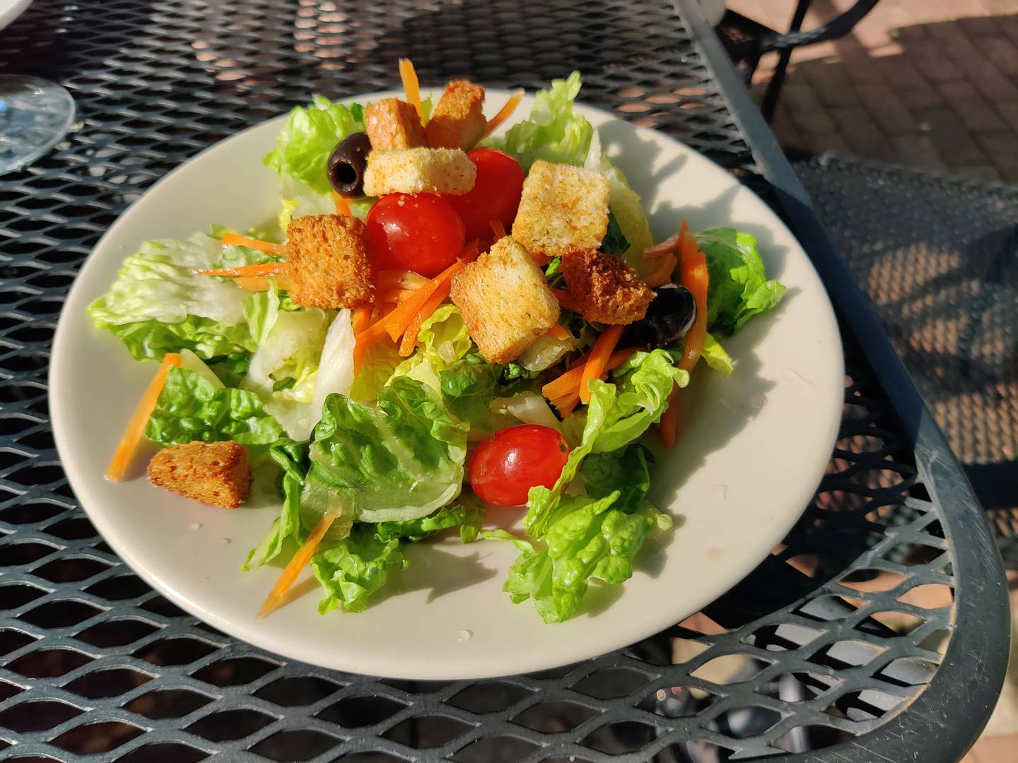 The dinner salad at Pal Joey's in downtown Batavia.