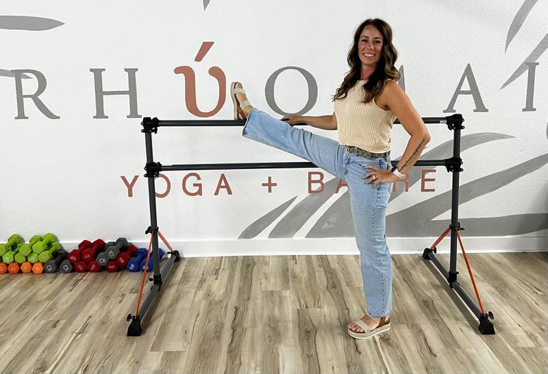 Rhuomai Yoga & Barre Studio owner Krystal Freise.