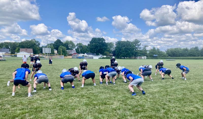 Picture perfect skies and more football like temperatures set the setting for Thursday's controlled scrimmage between last year’s Class 3A quarterfinalist Princeton and Class 6A semifinalist Washington at Little Siberia Thursday morning. The Panthers are coached by Tiger alum Todd Stevens, who steered Pearson to the Tigers' job when it opened in 2017.