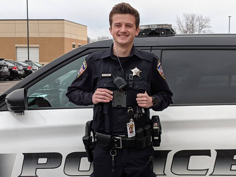 Yorkville police officer Peyton Heiser.