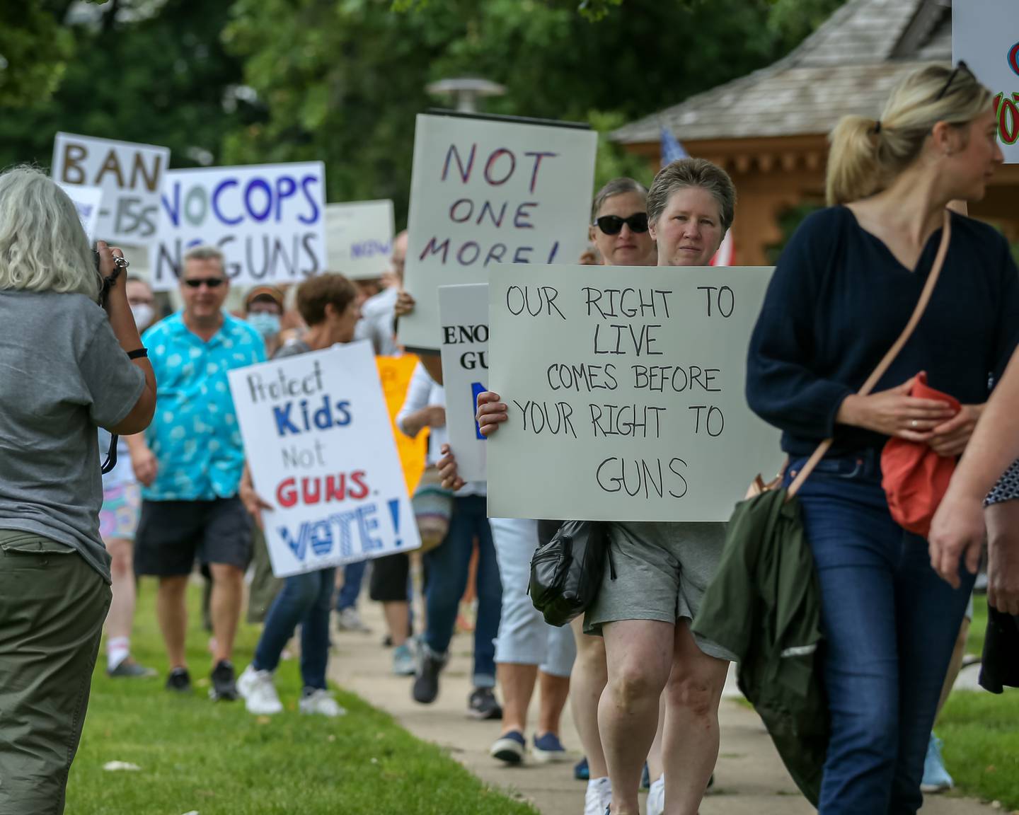 Participants start their during the March for Lives rally and march. June 11, 2022