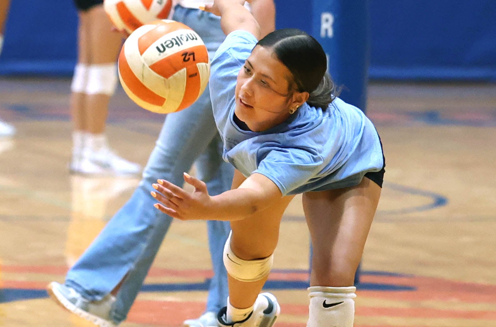 Photos: Genoa-Kingston volleyball holds practice under new coach