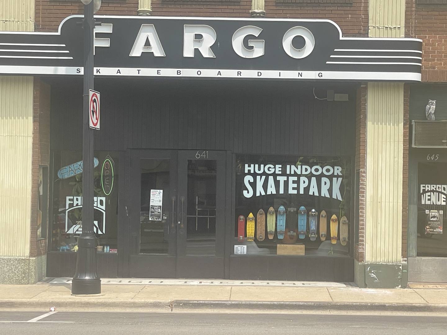 Fargo Skatepark is seen July 24, 2023 at 641 E. Lincoln Highway in downtown DeKalb.