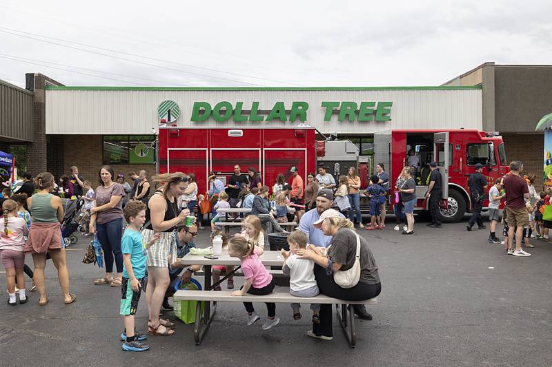 The Summer Block Party was held Saturday, June 8, 2024 at Plaza North Shopping Center on N. Galena Avenue.