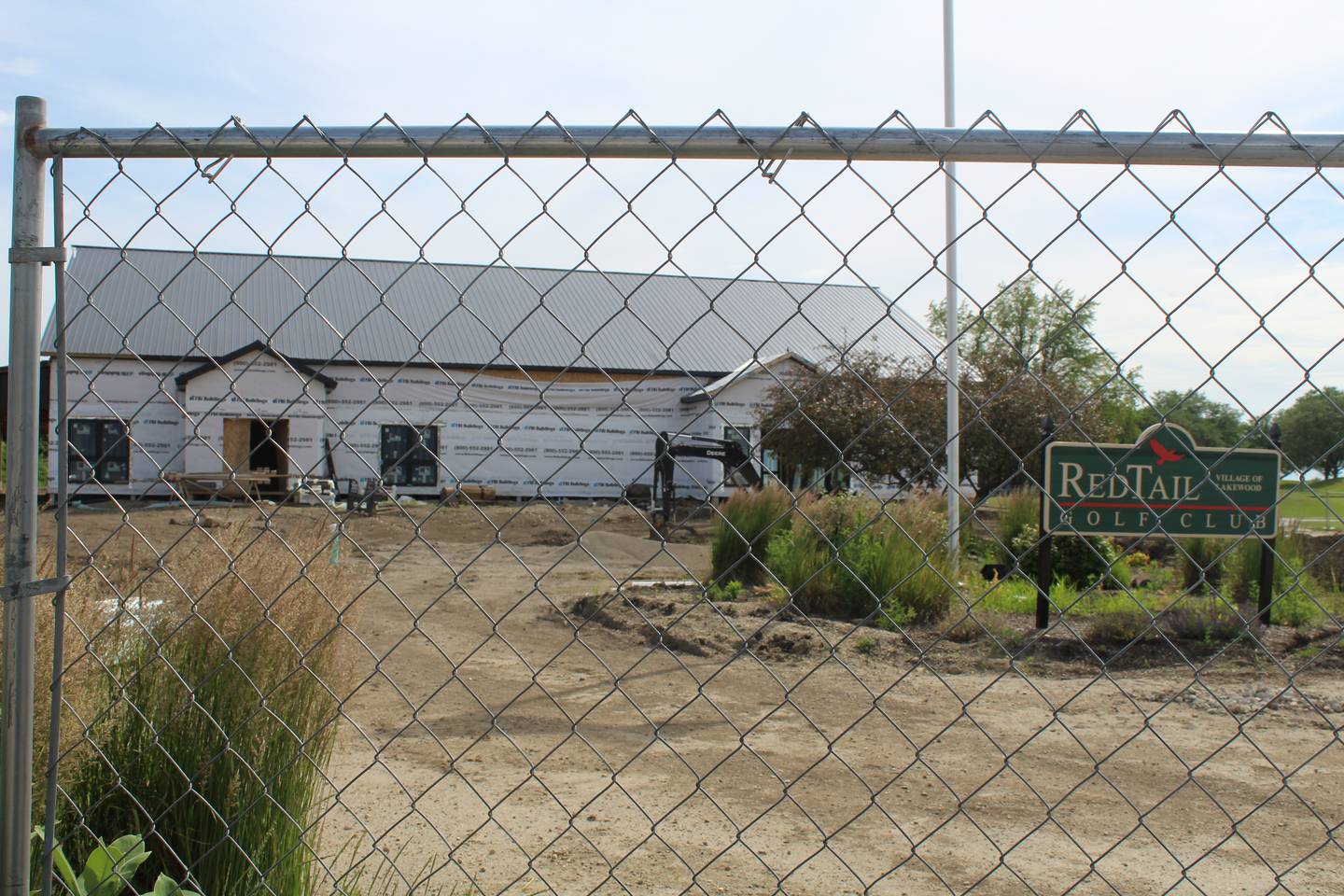 Construction on the RedTail clubhouse is still ongoing after setbacks from disputes with contractors.