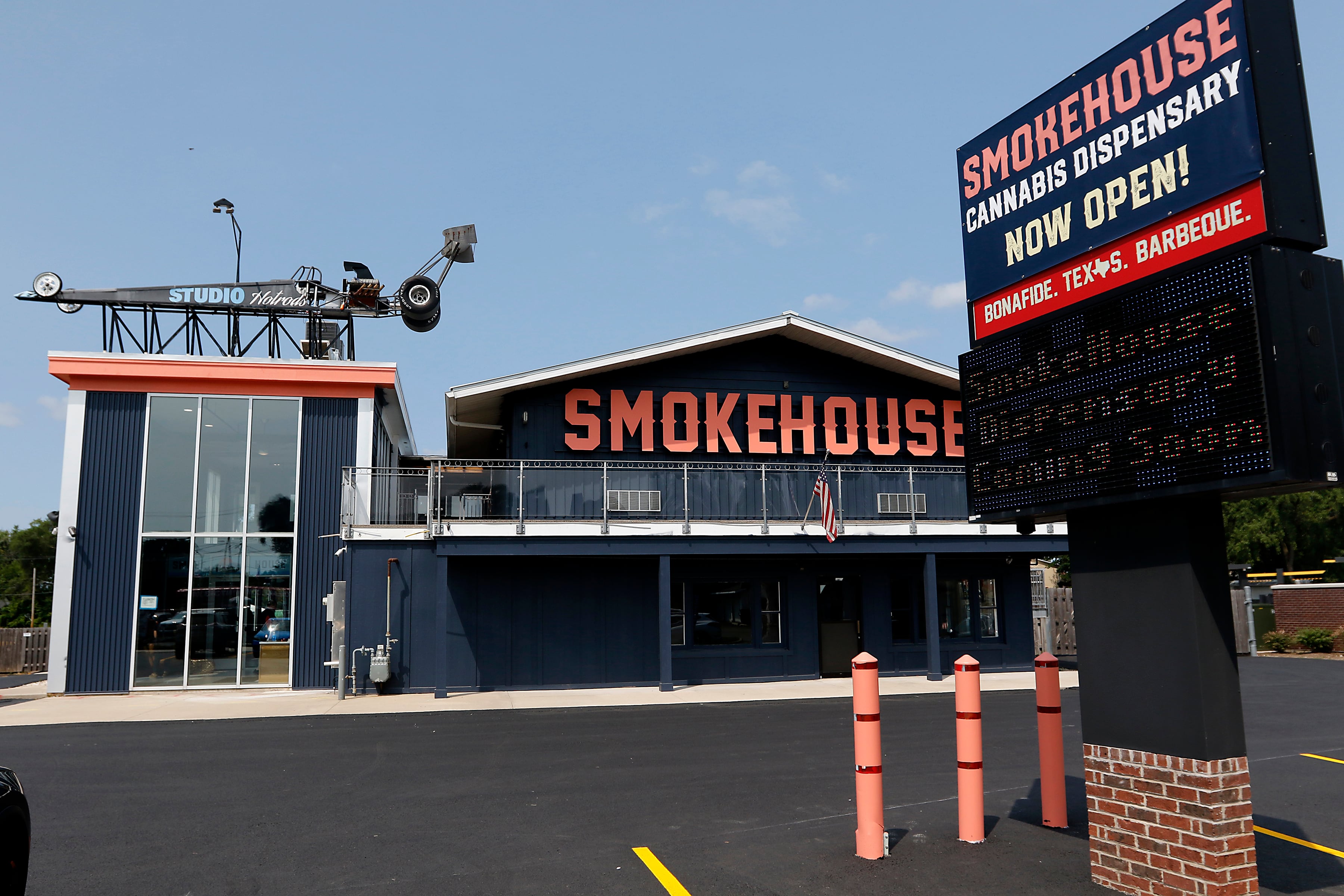 Smokehouse is Illinois’ first dispensary located right on the water in Fox Lake on Friday, July 25, 2024. The dispensary located at 44 U.S. Route 12, features boat slips so customers on the Fox River and Chain O' Lakes can boat right up to the dispensary.