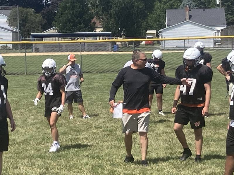 Princeton alumn Todd Stevens, head coach at Washington, made a homecoming for the controlled practice/scrimmage at Little Siberia Field on Thursday, July 18.