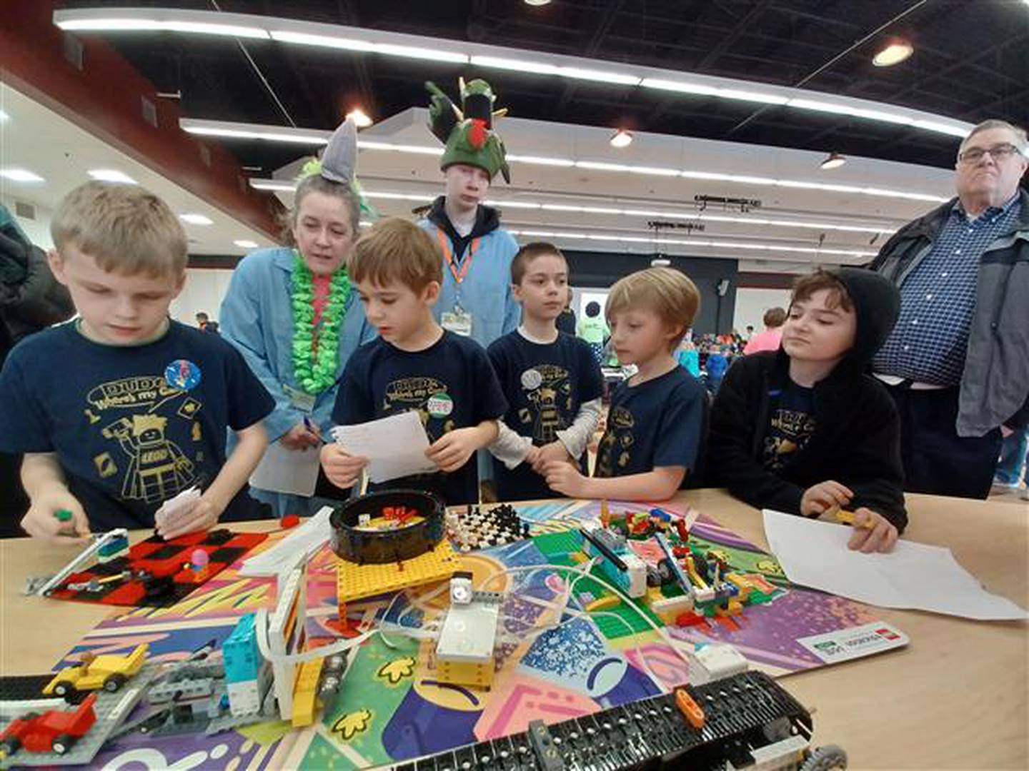 Fox Valley Robotics LegoWolves Division composed of first through third-graders participated in FIRST Lego League Explorer Open House on March 17 with 12 FVR teams to depict the theme "Masterpiece."