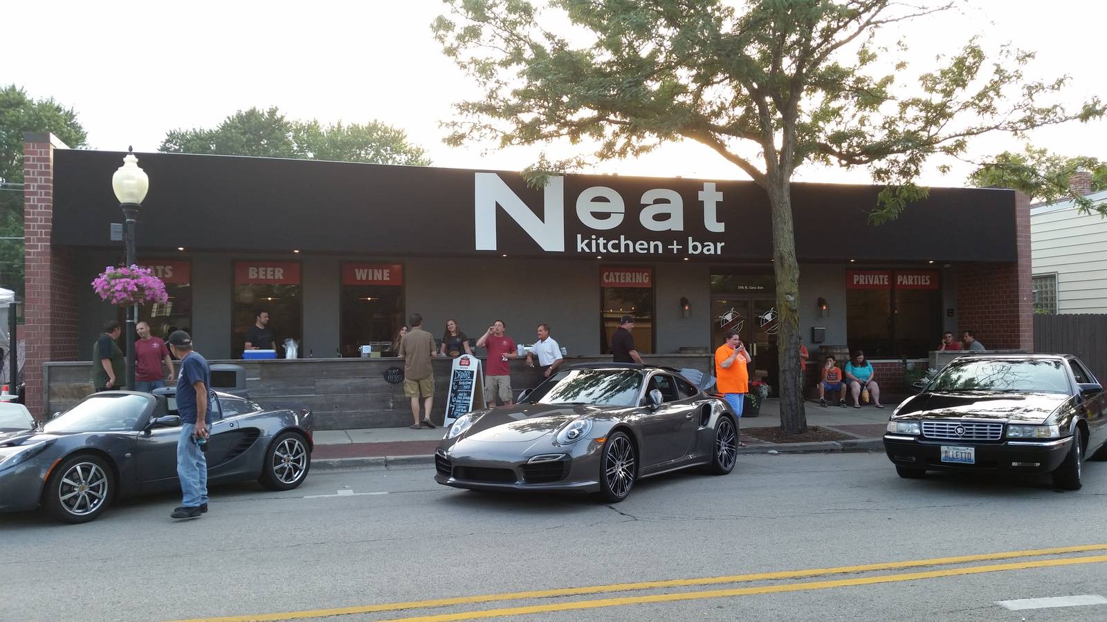neat kitchen and bar happy hour