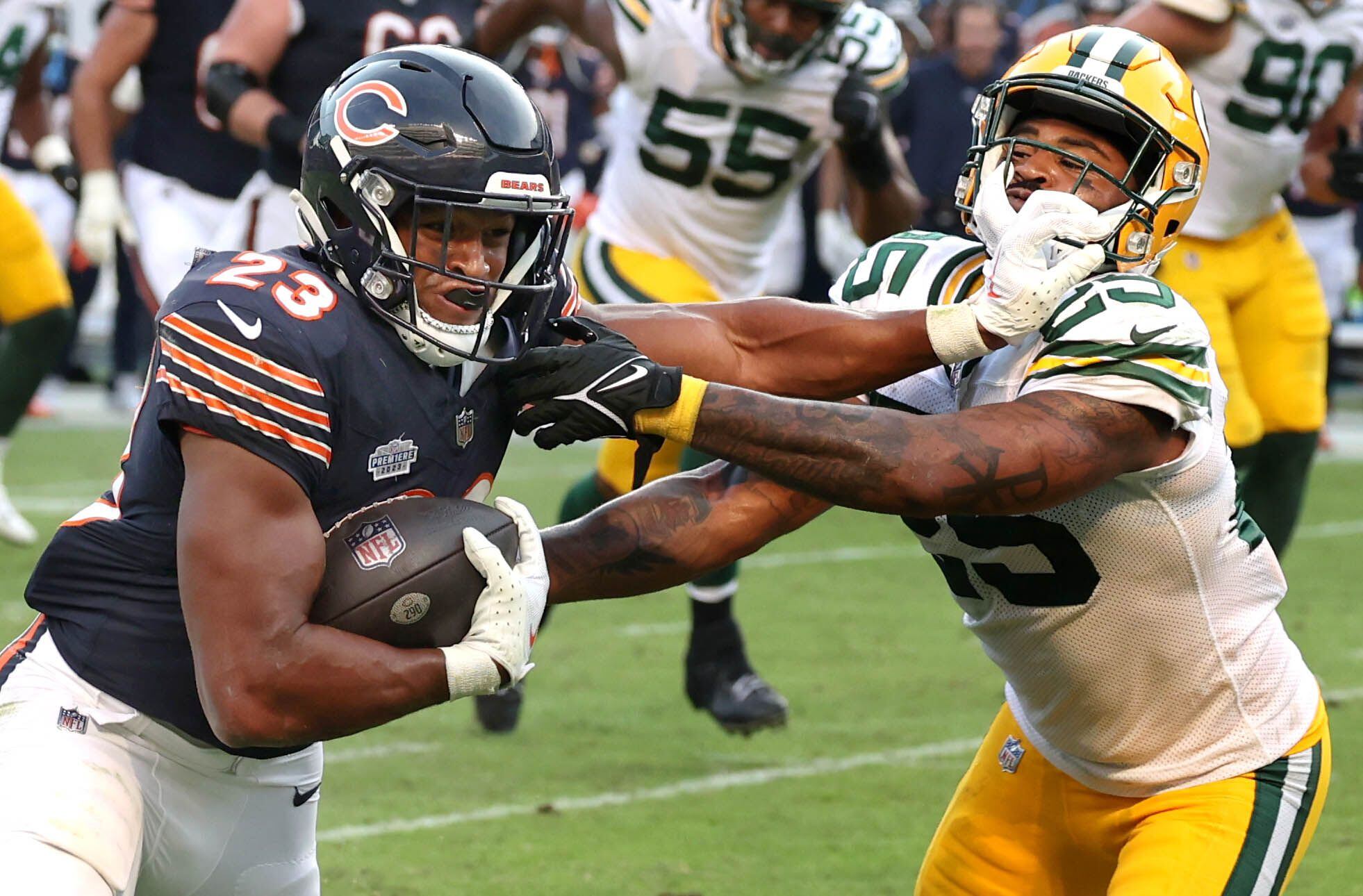 Keisean Nixon with a Tackle For Loss vs. Chicago Bears 