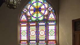 Morrison church’s stained-glass windows repaired