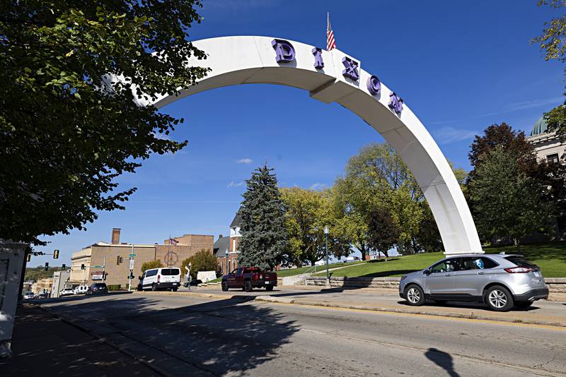 The Dixon arch is set to undergo a facelift as seen Tuesday, Oct. 17, 2023.