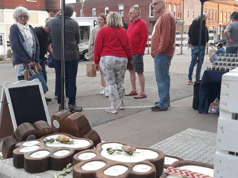 Forty artisan vendors participated in the first Friday Night Market on Friday, May 19, 2023, in downtown Spring Valley.