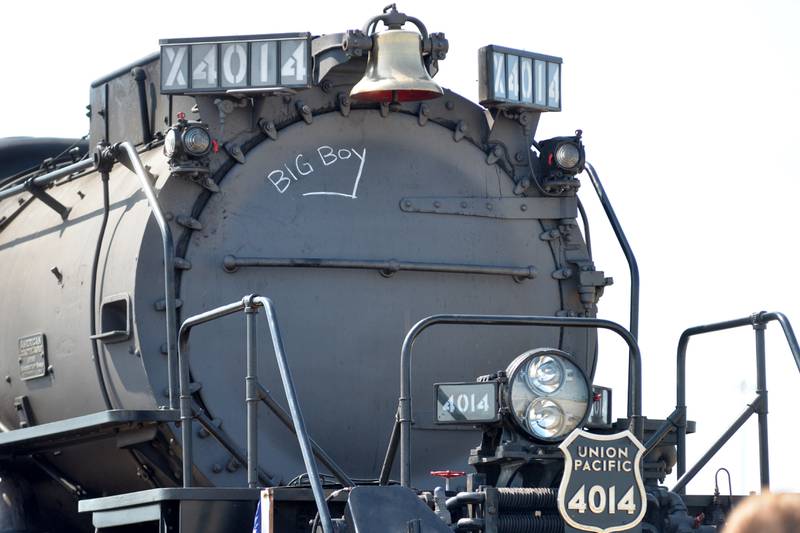 The Big Boy 4014 steam locomotive drew an estimated 61,000 people to a daylong event on Sunday, Sept. 8, 2024 in Rochelle.