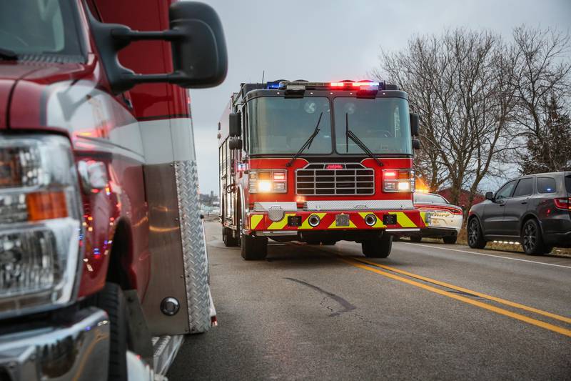 The Harvard Fire Protection District responded to a crash Wednesday, Nov. 16, 2022, where a U.S. Postal Service struck a tree in the 16400 block of McGuire Road east of Harvard, seriously injuring the driver, a fire district spokesman said.
