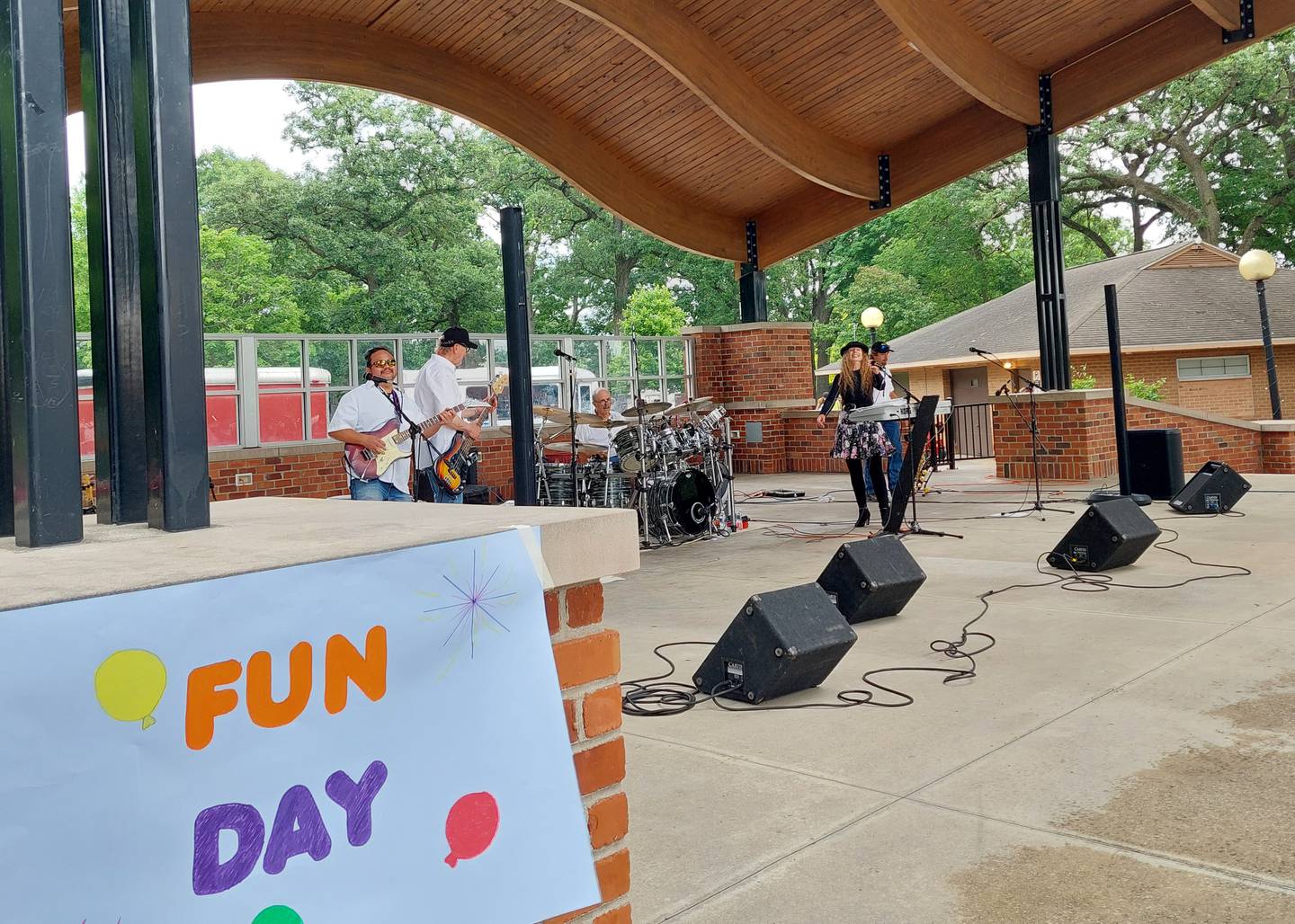 Ray's Rockets perform Tuesday, June 4, 2024, during Streator Unlimited's Fun Day at City Park in Streator.