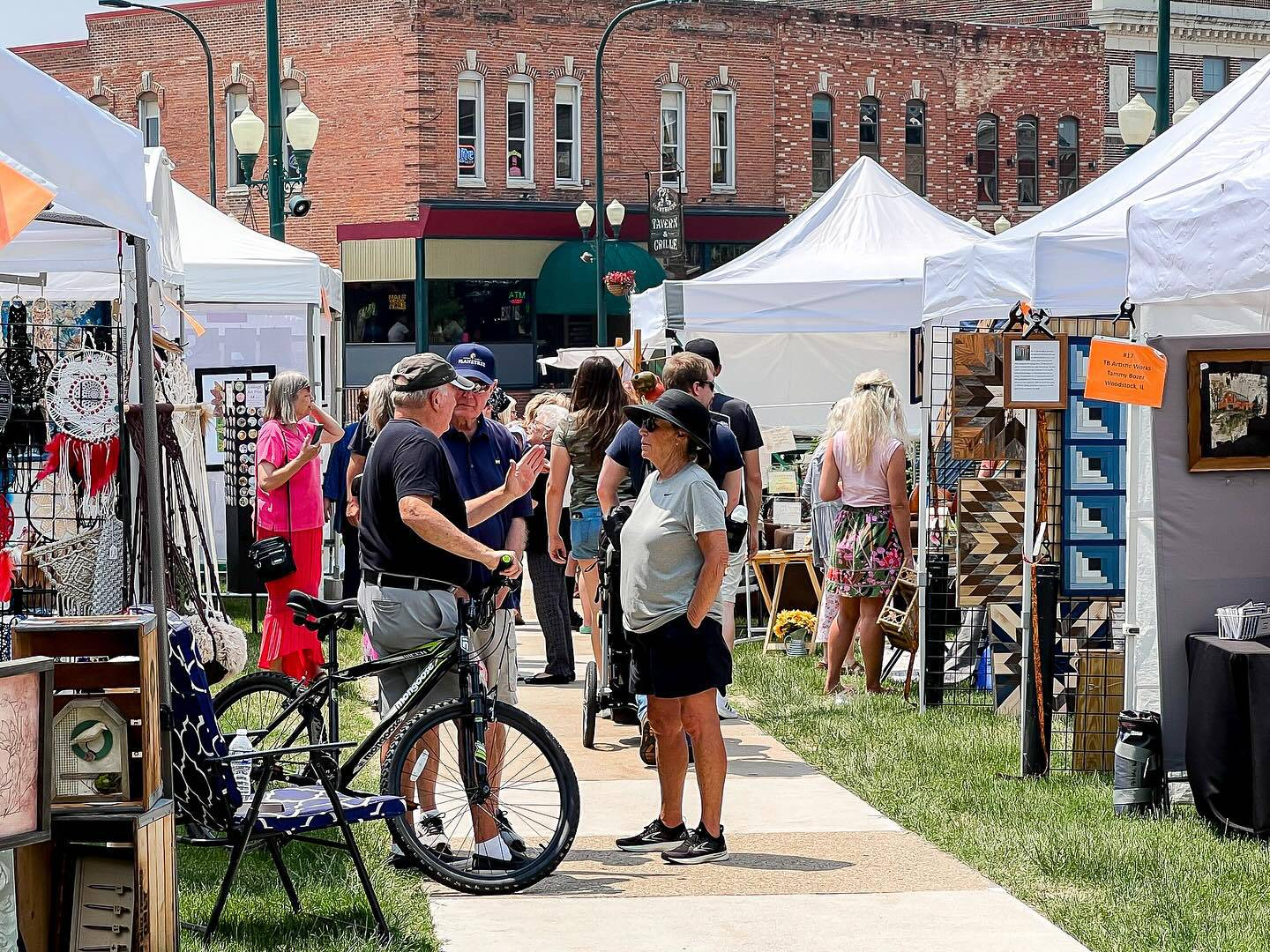 The 53rd annual Northern Illinois Art Show hosted by the Kishwaukee Valley Art League (shown here in June 2023), will return on June 1 and 2, 2024, to the DeKalb County Courthouse lawn in Sycamore.