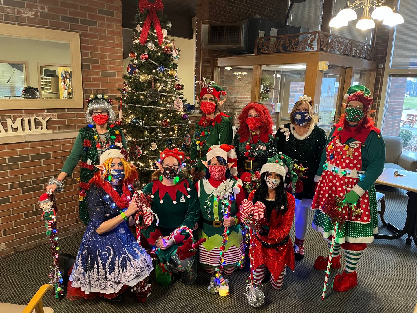 The Mistletoe Misfits have brought joy this Christmas season to senior living facilities throughout the Illinois Valley.