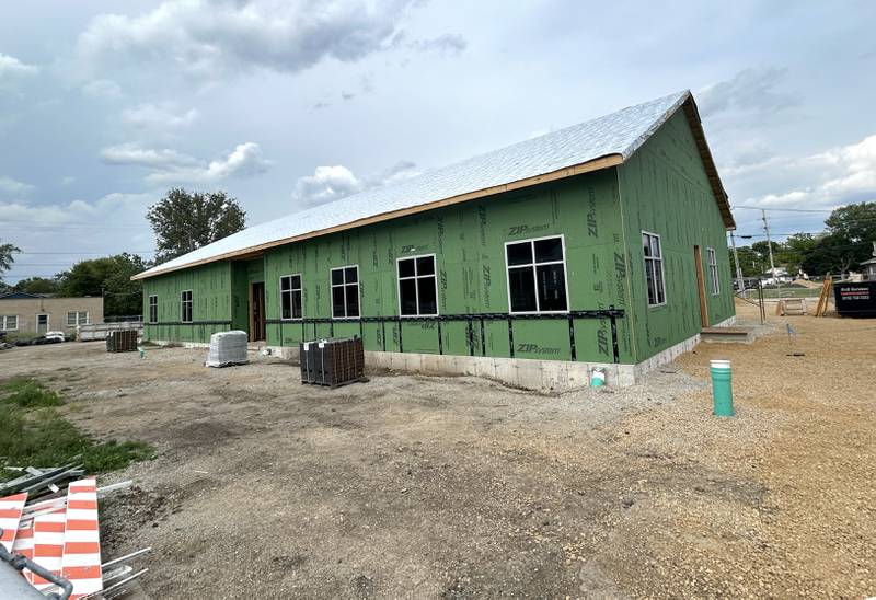 The new Polo City Hall/Buffalo Township Hall is taking shape. The building is located at 118 N. Franklin Ave., about two blocks north of the current city and township halls.